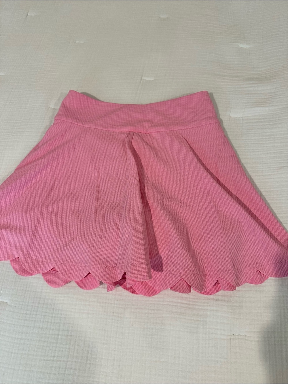Women's Marysia Pink Scallop Hem Athleisure Skirt size Small